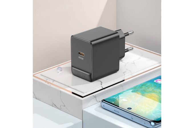 Сетевое зарядное устройство USB-C BOROFONE BAS13A Erudite PD 20W (белый)