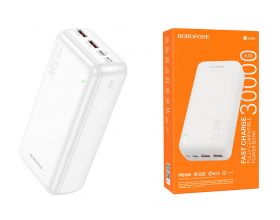 Универсальный дополнительный аккумулятор Power Bank BOROFONE BJ38B 22.5W+ PD20W (30000 mAh) (белый)