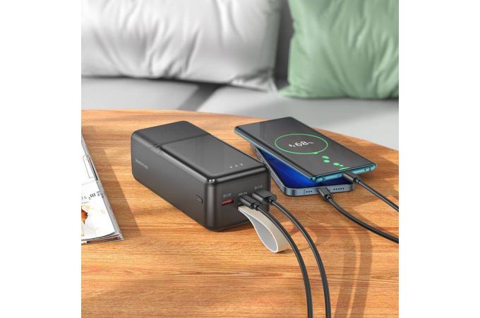 Универсальный дополнительный аккумулятор Power Bank BOROFONE BJ33C Creed PD30W (40000 mAh) (белый)