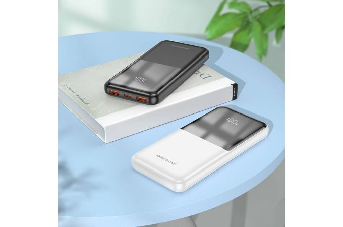 Универсальный дополнительный аккумулятор Power Bank BOROFONE BJ36 22.5W + PD20W (10000 mAh) (черный)