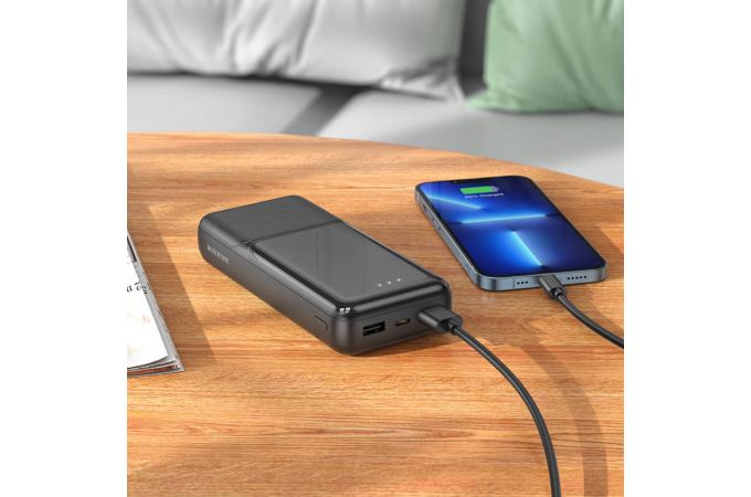 Универсальный дополнительный аккумулятор Power Bank BOROFONE BJ33A (20000 mAh) (черный)