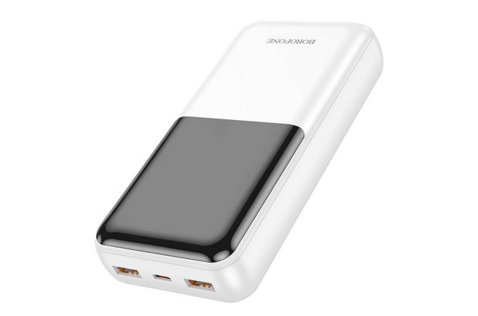 Универсальный дополнительный аккумулятор Power Bank BOROFONE BJ36A 22,5W+PD20  (20000 mAh) (белый)