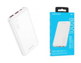 Универсальный дополнительный аккумулятор Power Bank BOROFONE BJ38 22.5W + PD20W (10000 mAh) (белый)