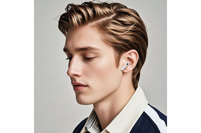 Наушники вакуумные беспроводные BOROFONE BW60 Destacado true wireless BT headset with touch screen (белый)