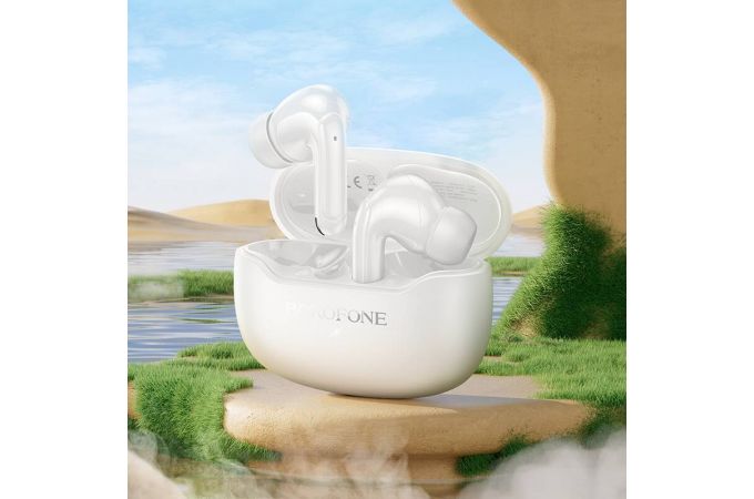 Наушники вакуумные беспроводные BOROFONE FQ1 Shine wireless BT headset (черный)