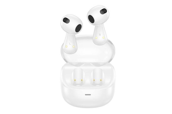 Наушники вакуумные беспроводные BOROFONE BW68 Extreme true wireless BT headset (белый)