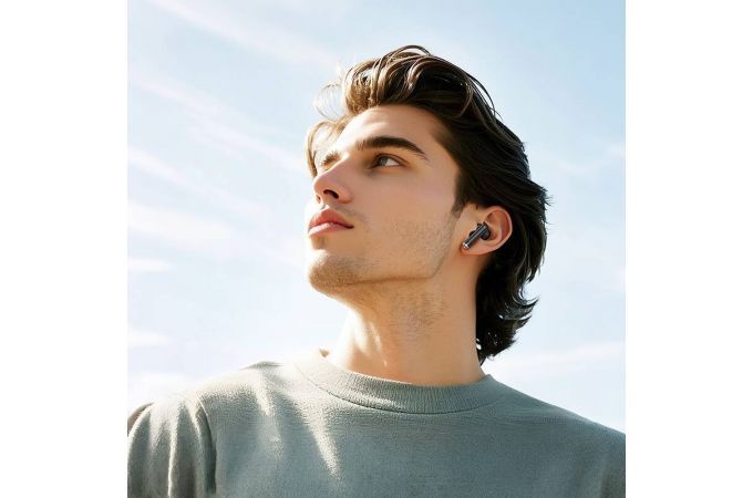 Наушники вакуумные беспроводные BOROFONE FQ10 Joyful true wireless BT headset (черный)