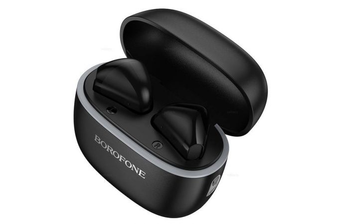 Наушники вакуумные беспроводные BOROFONE FQ11 Sound true wireless BT headset (черный)