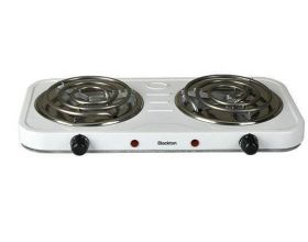 Плитка электрическая BLACKTON Bt HP205W Белый 2000 Вт, 2 конфорки,ТЭН