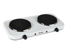 Плитка электрическая BLACKTON Bt HP217W Белый 2000 Вт, 2 чугун.конфорки