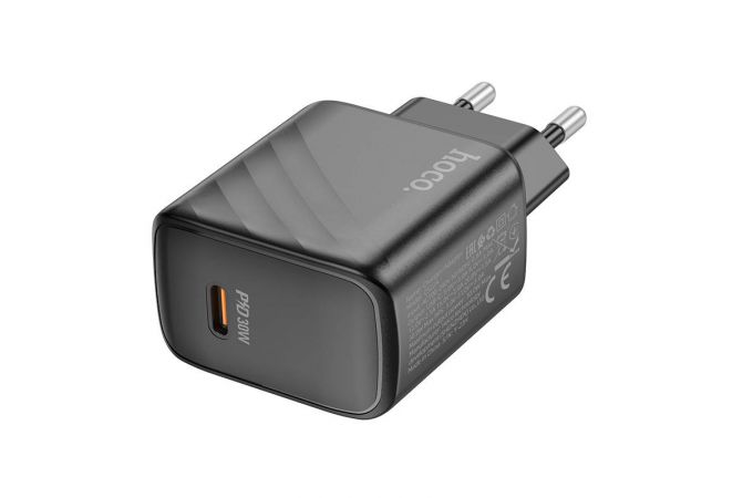 Сетевое зарядное устройство USB-C HOCO CS22A PD 30W (черный)