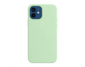 Чехол для iPhone 12 (6.1) Soft Touch MagSafe Pistachio (фисташковый)