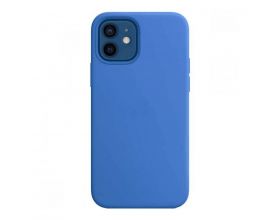 Чехол для iPhone 12 (6.1) Soft Touch MagSafe Capri Blue (синий)