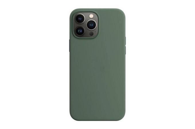 Чехол для iPhone 13 (6.1) Silicone Case Soft Touch MagSafe Eucalyptus (эвкалипт)