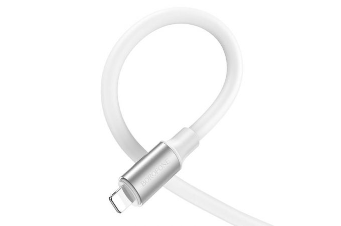 Кабель USB Type-C - Lightning BOROFONE BX82 (белый) 1м