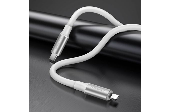 Кабель USB Type-C - Lightning BOROFONE BX82 (белый) 1м