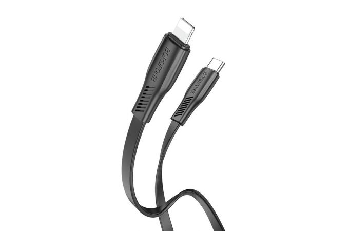 Кабель USB Type-C - Lightning BOROFONE BX85 (черный) 1м