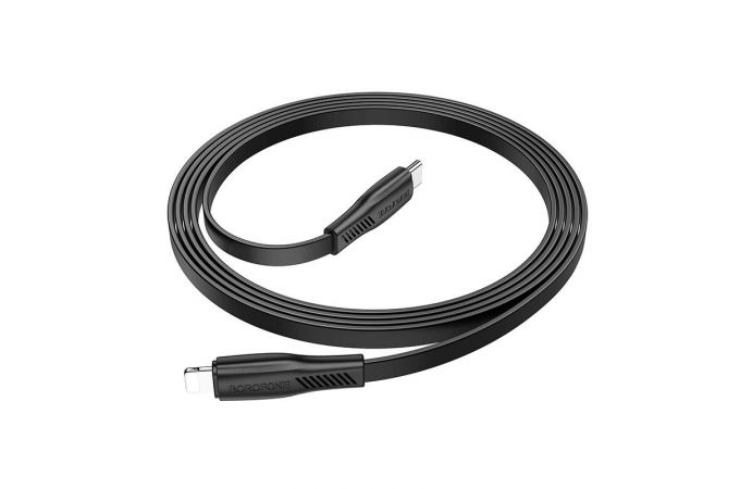 Кабель USB Type-C - Lightning BOROFONE BX85 (черный) 1м