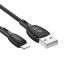 Кабель USB Type-C - Lightning BOROFONE BX86 (черный) 1м силиконовый