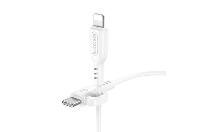 Кабель USB - USB Type-C BOROFONE BX91 Symbol (белый) 1м