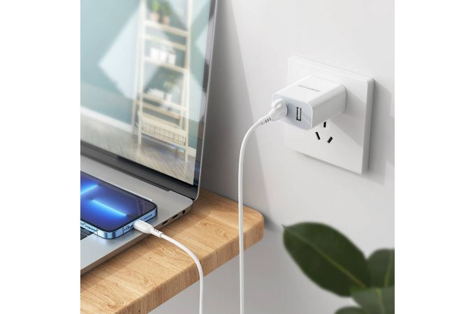 Кабель USB - USB Type-C BOROFONE BX91 Symbol (белый) 1м