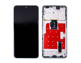 Дисплей для Huawei Honor X8a (CRT-LX1)/ Honor 90 Lite (CRT-NX1) в сборе с тачскрином + рамка (голубой) org