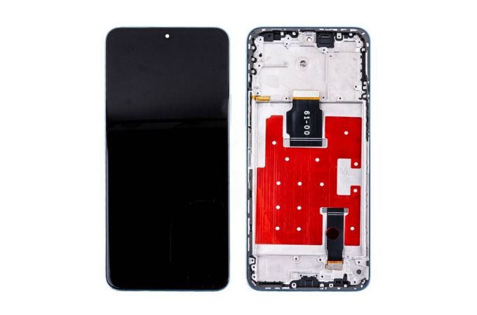 Дисплей для Huawei Honor X8a (CRT-LX1)/ Honor 90 Lite (CRT-NX1) в сборе с тачскрином + рамка (голубой) org
