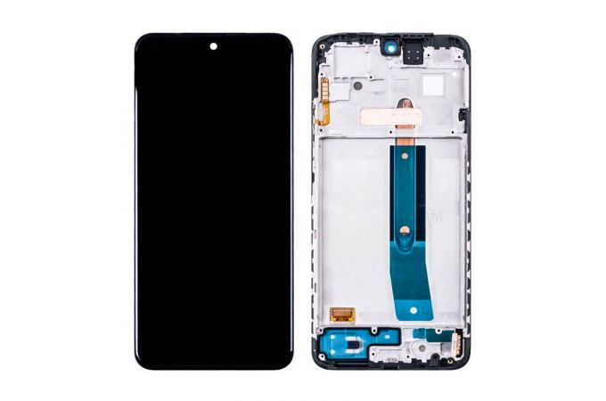 Дисплей для Xiaomi Redmi Note 11S 4G (2201117SY)/ Poco M4 Pro 4G (2201117PG) в сборе с тачскрином + рамка (черный) 100%