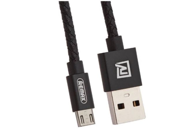 Кабель USB - MicroUSB Remax RC-058m Jewellery Бижутерия (черный) 0,5м