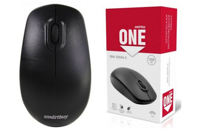 Мышь беспроводная Smartbuy ONE 300AG-K (SBM-300AG-K) (черный)