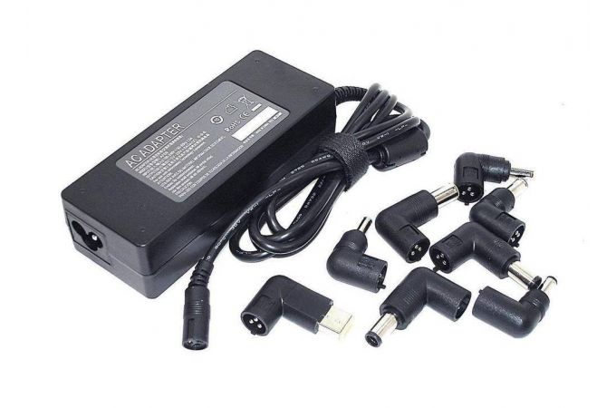Универсальное зарядное устройство для ноутбука 90W 15-20V 6A 8 в 1 (073555)(2/432)