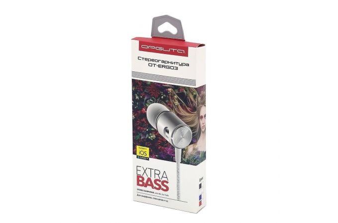 Наушники вакуумные проводные Орбита OT-ERG03 (синий)