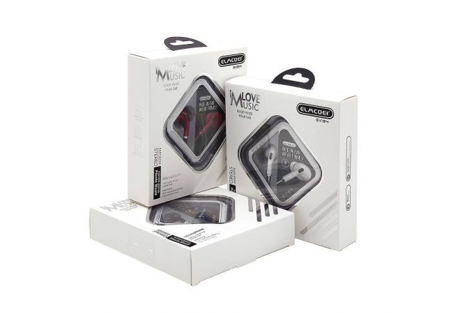 Наушники вакуумные проводные ELMCOEI EV-194 (белый)