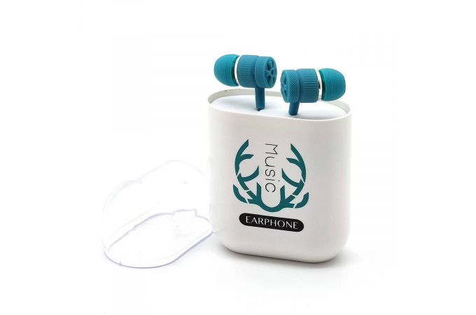 Наушники вакуумные проводные ELMCOEI EV-208 (зеленый)