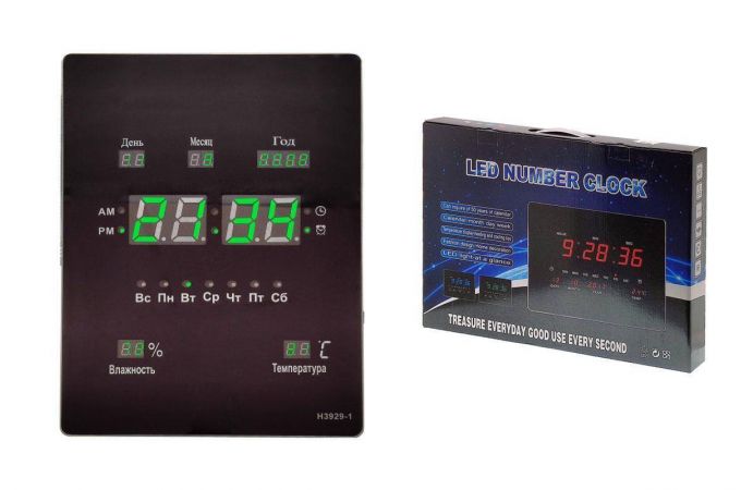 Часы настенные Орбита OT-CLW07 (зеленый)