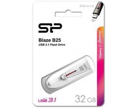 Флешка USB 2.0 Silicon Power Blaze B25 White 32Gb