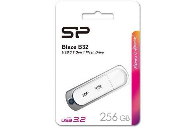 Флешка USB 2.0 Silicon Power Blaze B32 White 256Gb