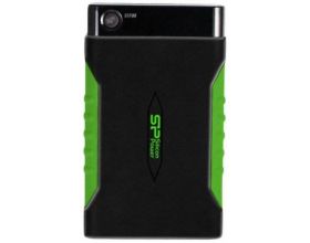 Жесткий диск 2,5" Silicon Power 1Tb A15 Armor Black/Green  USB 3.0 / SP010TBPHDA15S3K