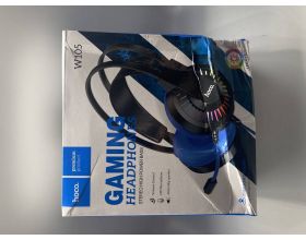 Наушники мониторные проводные HOCO W105 Joyful (синий) (УЦЕНКА! МЯТАЯ УПАКОВКА)