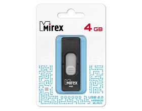 Флешка USB 2.0 Mirex HARBOR BLACK 4GB (ecopack)