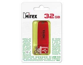 Флешка USB 3.0 Mirex CHROMATIC RED 32GB (ecopack)