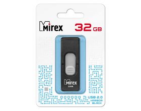 Флешка USB 2.0 Mirex HARBOR BLACK 32GB (ecopack)