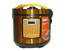 Мультиварка CENTEK CT-1495 черная/золотая 900Вт, 5л, 42 программы + мультишеф