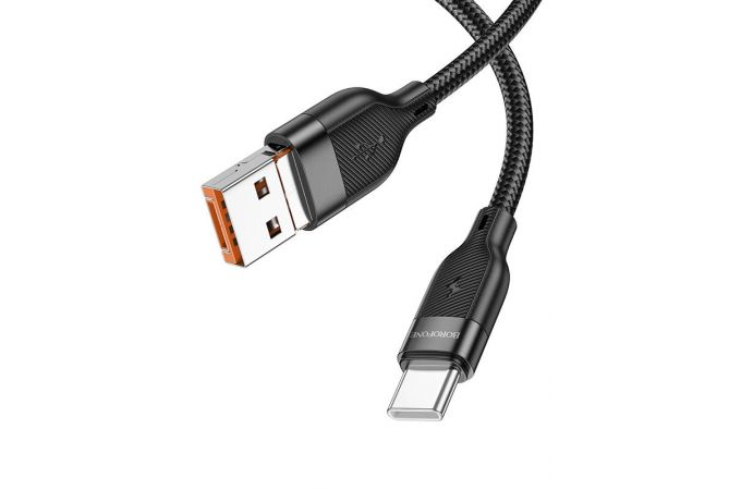 Кабель USB Type-C - USB Type-C BOROFONE BU45, PD60W (черный) 1м