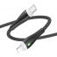 Кабель USB Type-C - Lightning BOROFONE BX100 (черный) 1м