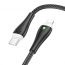 Кабель USB Type-C - Lightning BOROFONE BX100 (черный) 1м