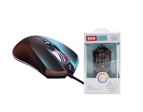 Мышь беспроводная XO M3 Wolf Warriors RGB Game Wired Mouse Black