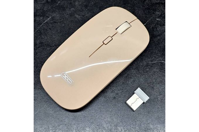 Мышь беспроводная XO M7 Stylish Glossy (AAA batteries) white