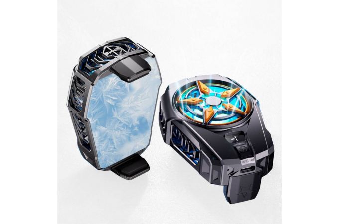 Игровой кулер XO SL02 First and second gear function+radiator with temperature display (черный)