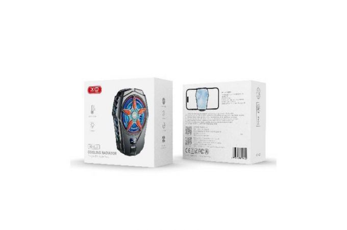 Игровой кулер XO SL02 First and second gear function+radiator with temperature display (черный)